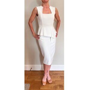 BCBG MAXAZRIA White Dress Size 0
